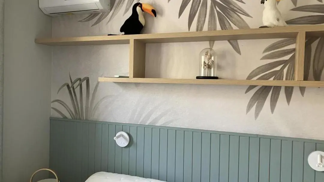 chambre twin climatisée
