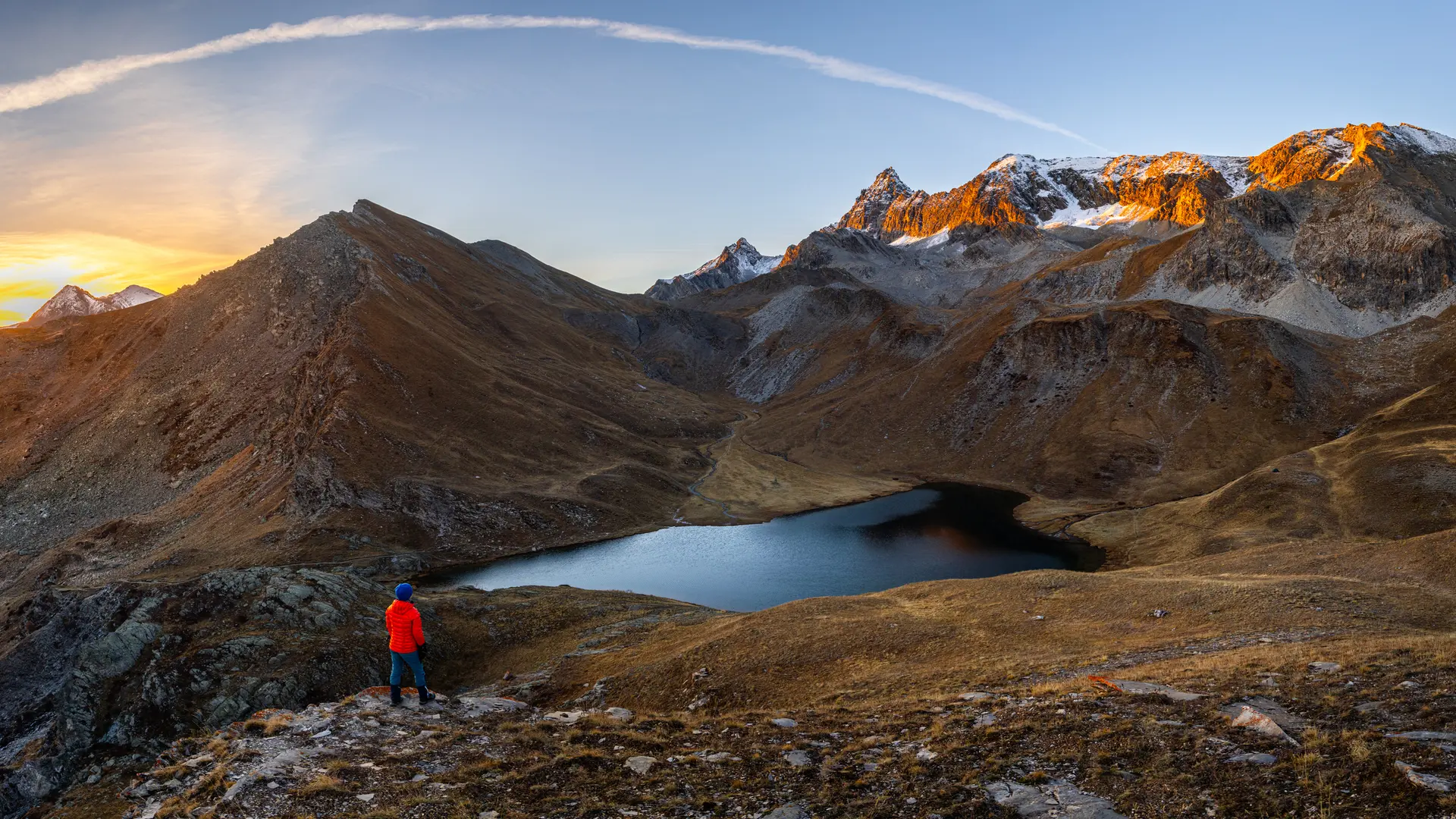 Le lac des Cordes depuis les Chalps_Cervières