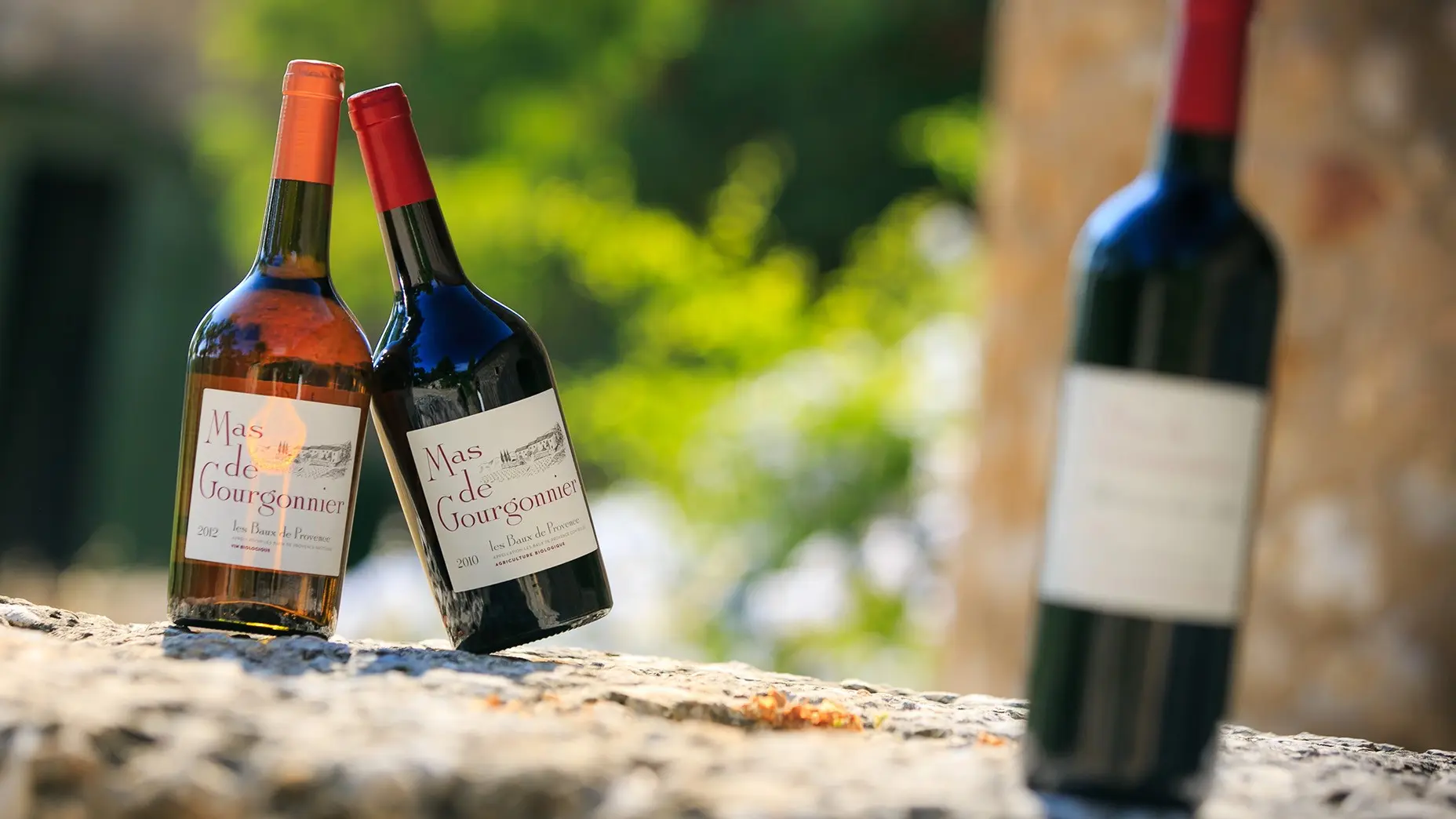 Mas de Gourgonnier_Mouriès_bouteilles