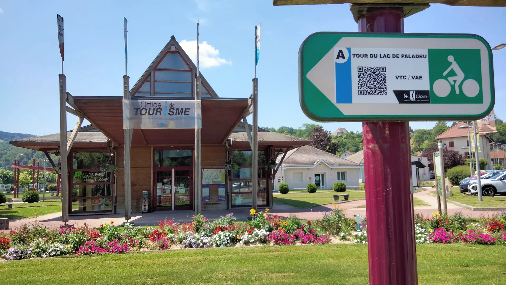 Départ OT Charavines circuit VAE A balisage