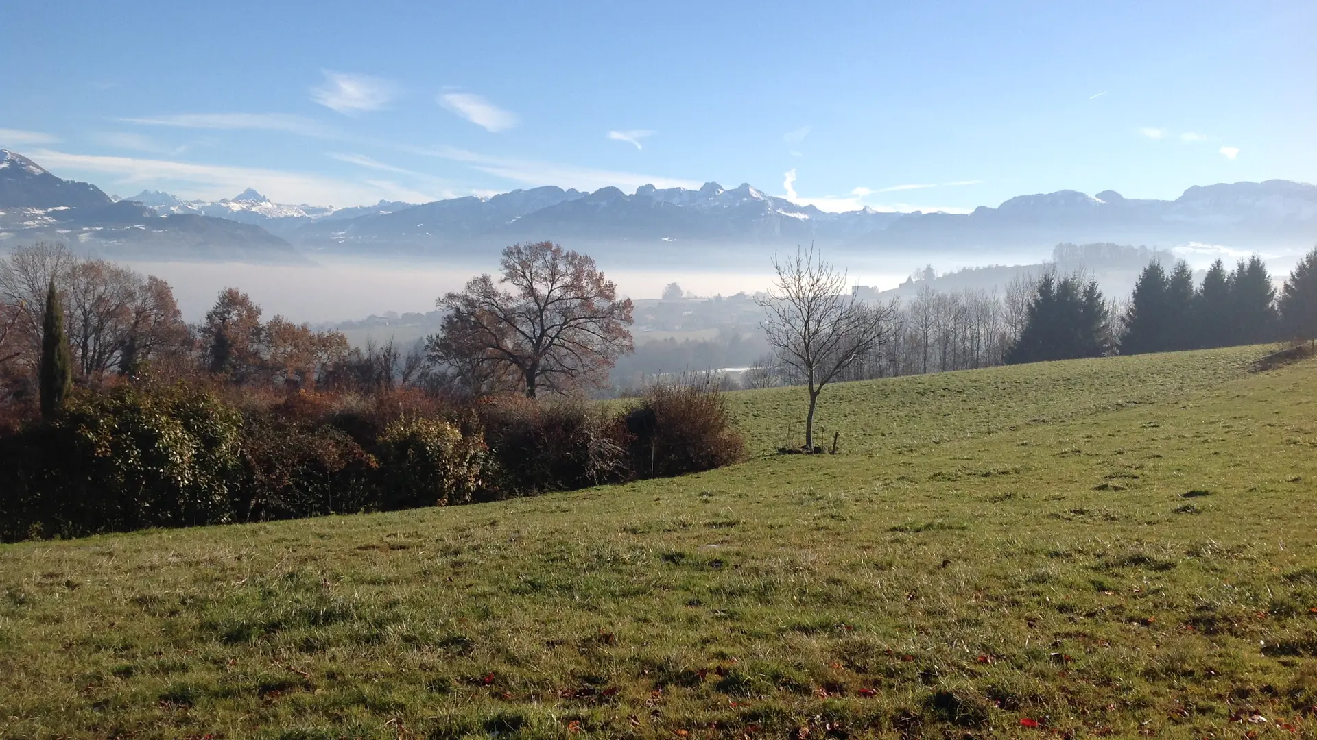 Vue depuis le chalet