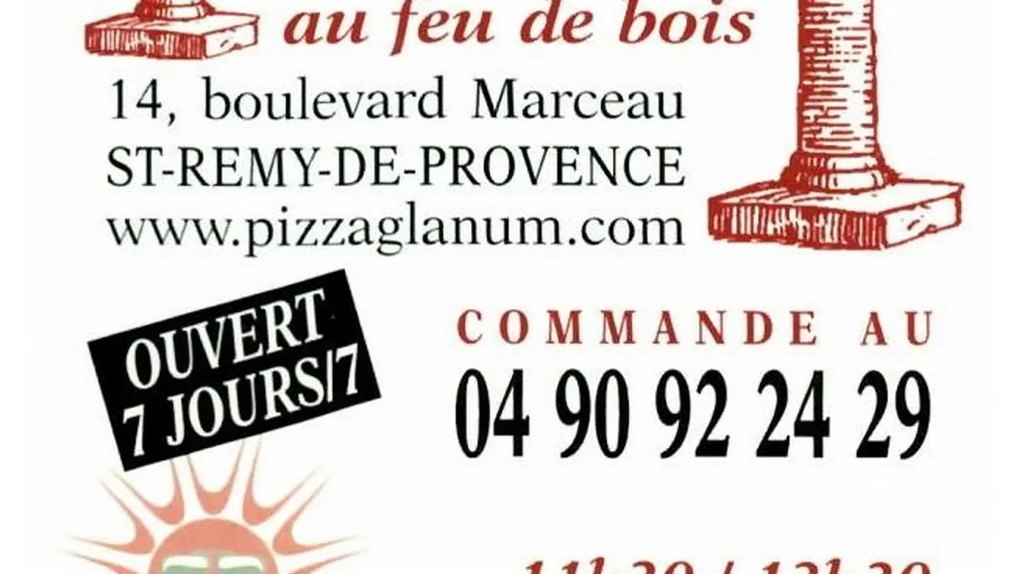 Pizzeria Pizza Glanum à Saint-Rémy-de-Provence