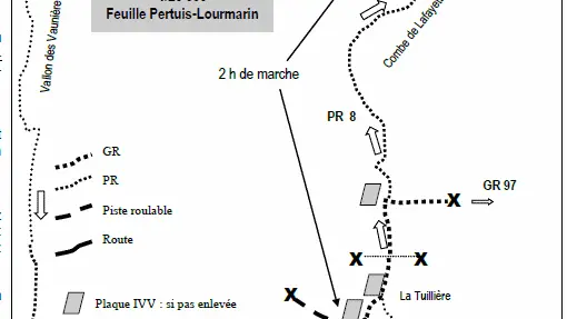 Circuit au Mourre Nègre depuis Cucuron