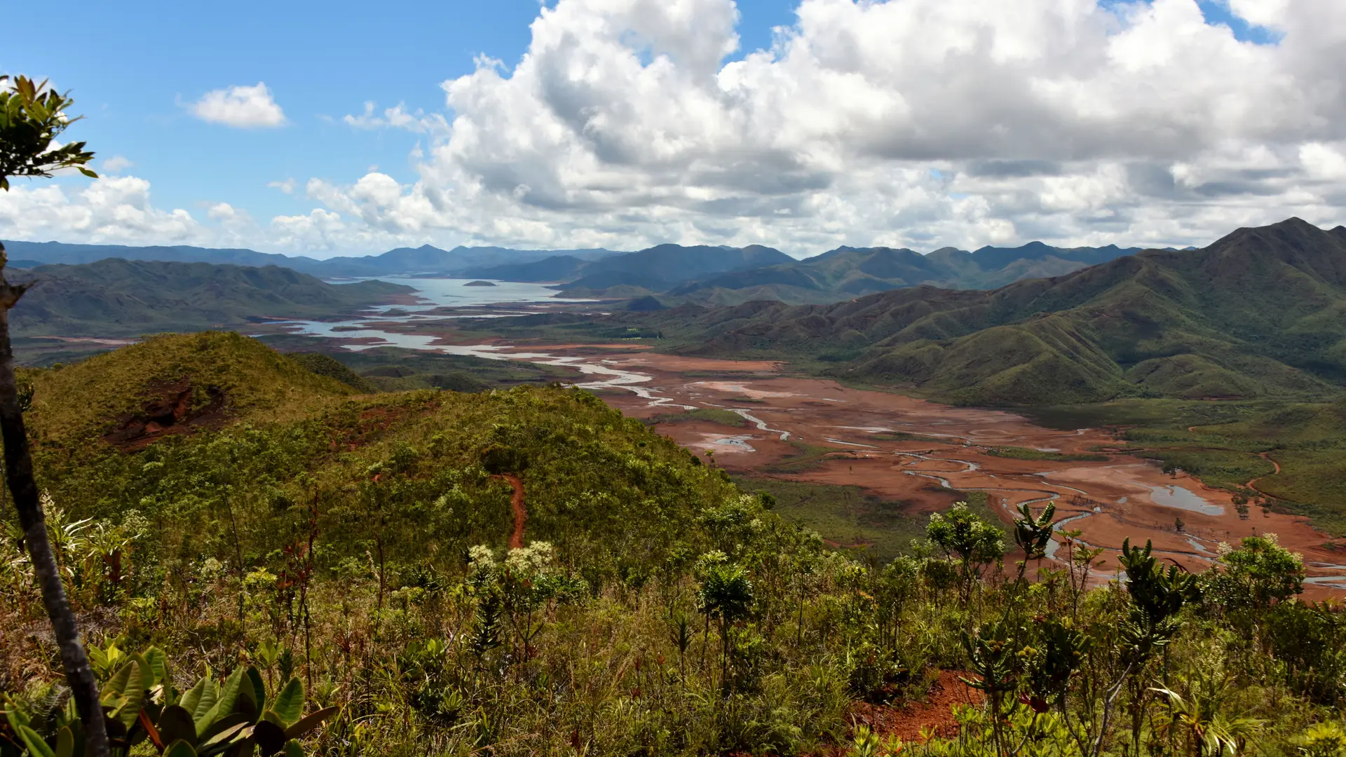 Point de vue sur le lac de Yaté