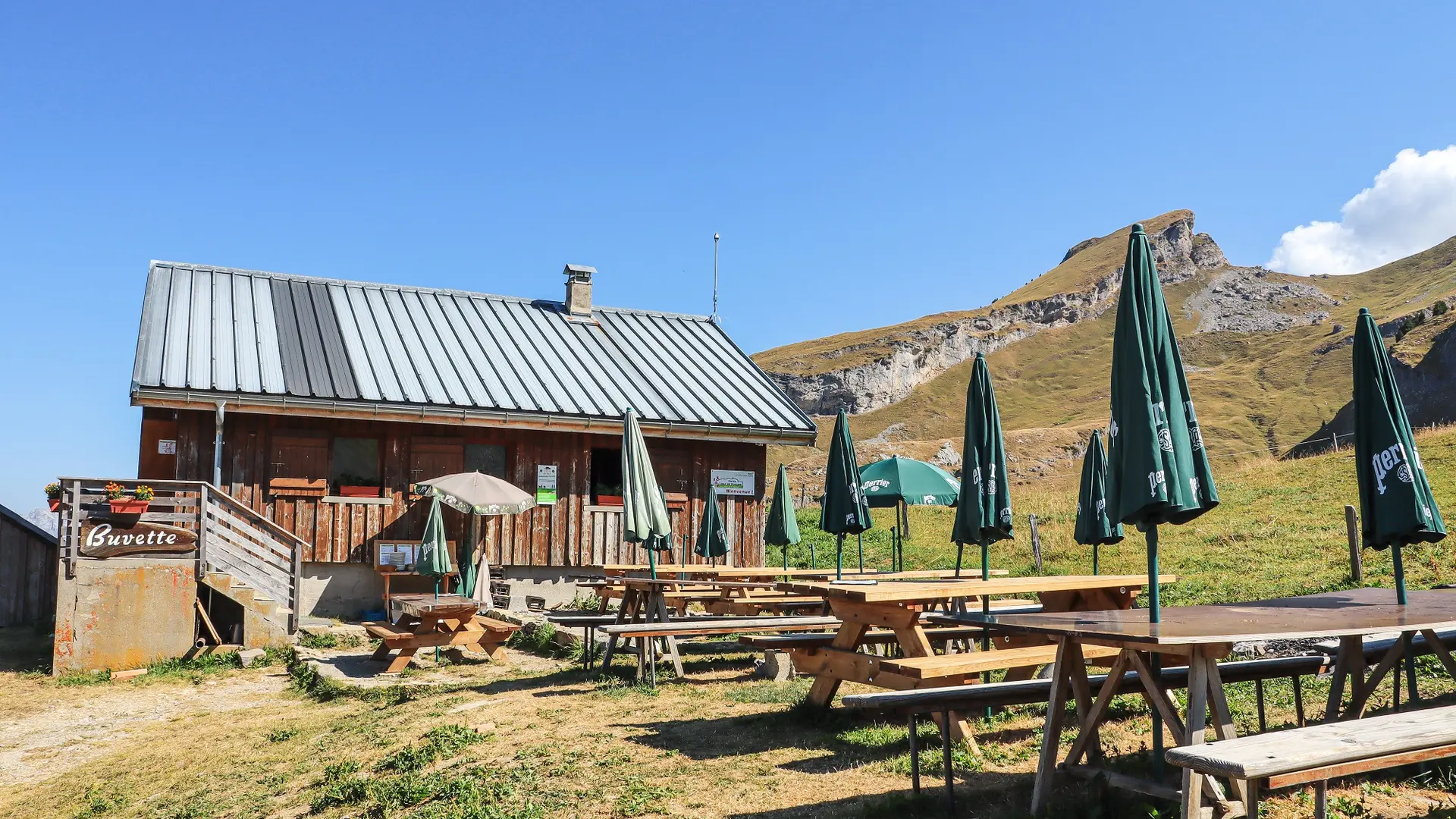 terrasse du refuge