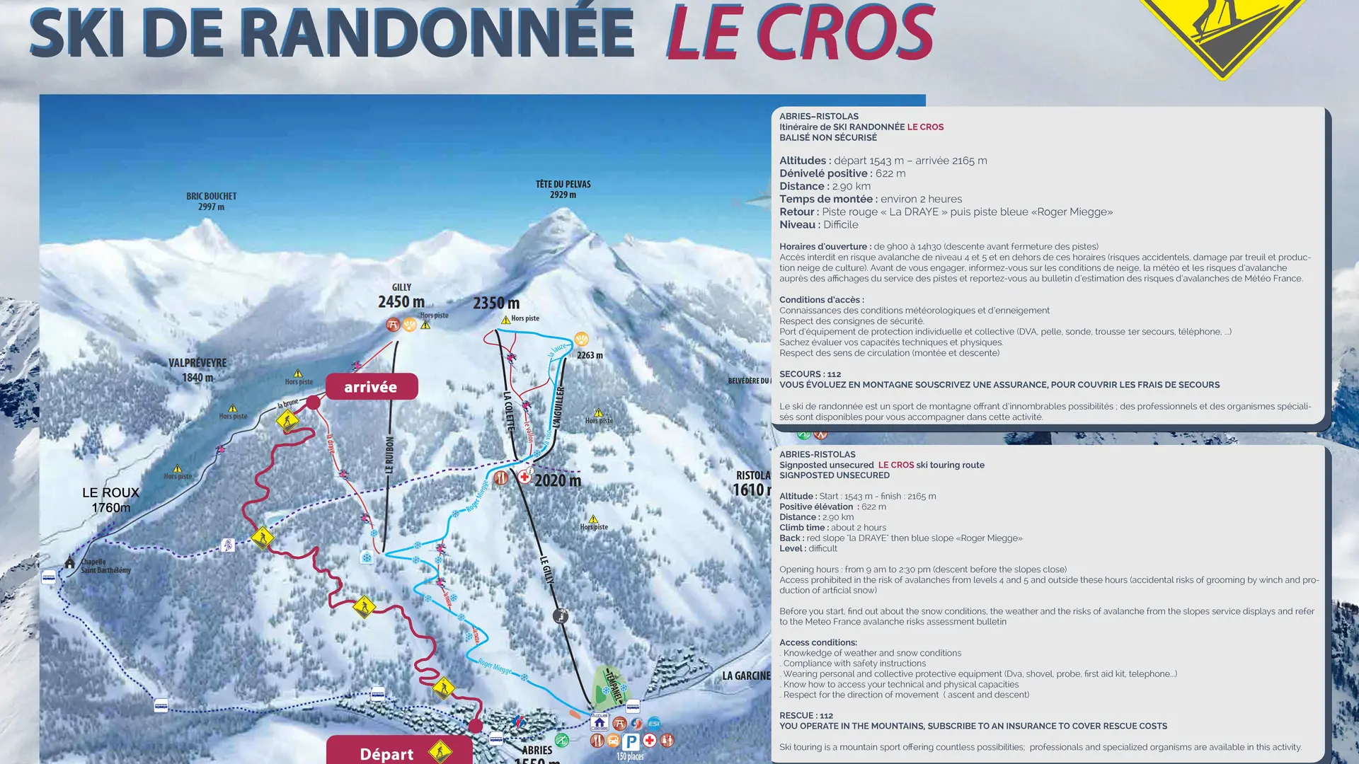 Ski de Rando Le Cros