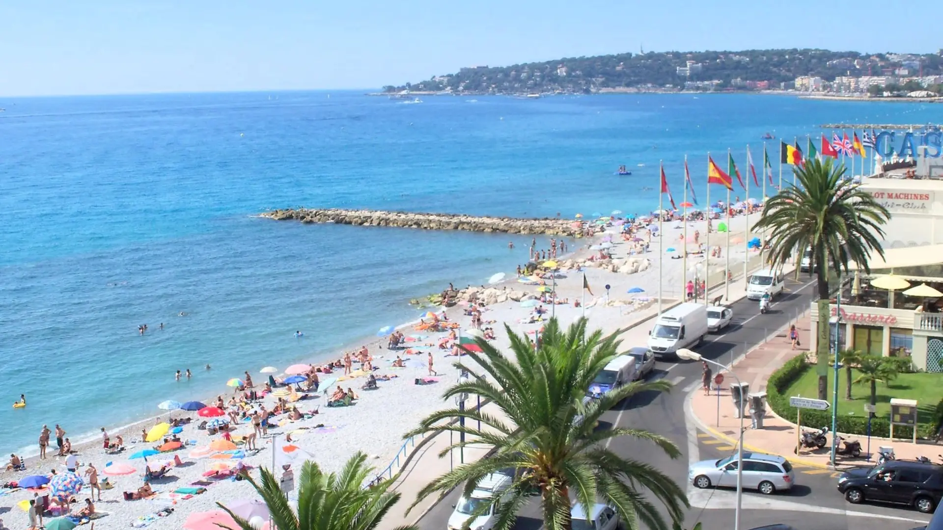 Vue panoramique plages