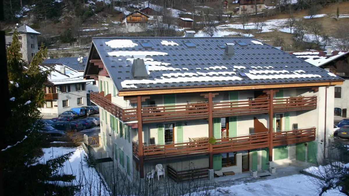 Bâtiment en hiver