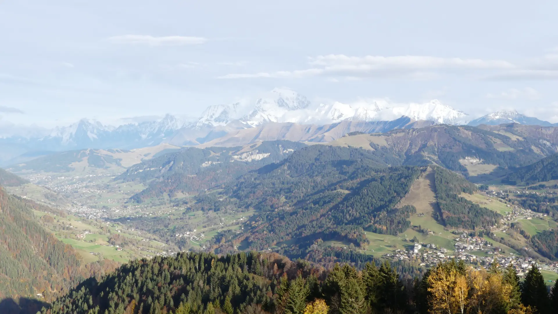 Vue sur le Mont-Blanc