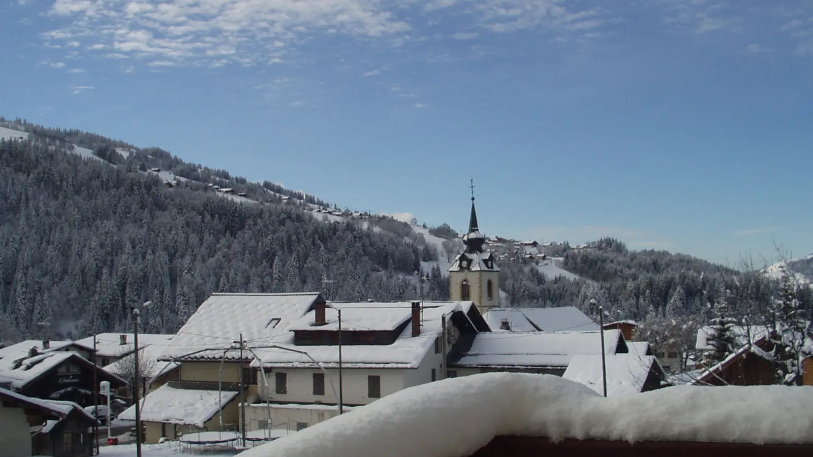 Eglise vue du balcon