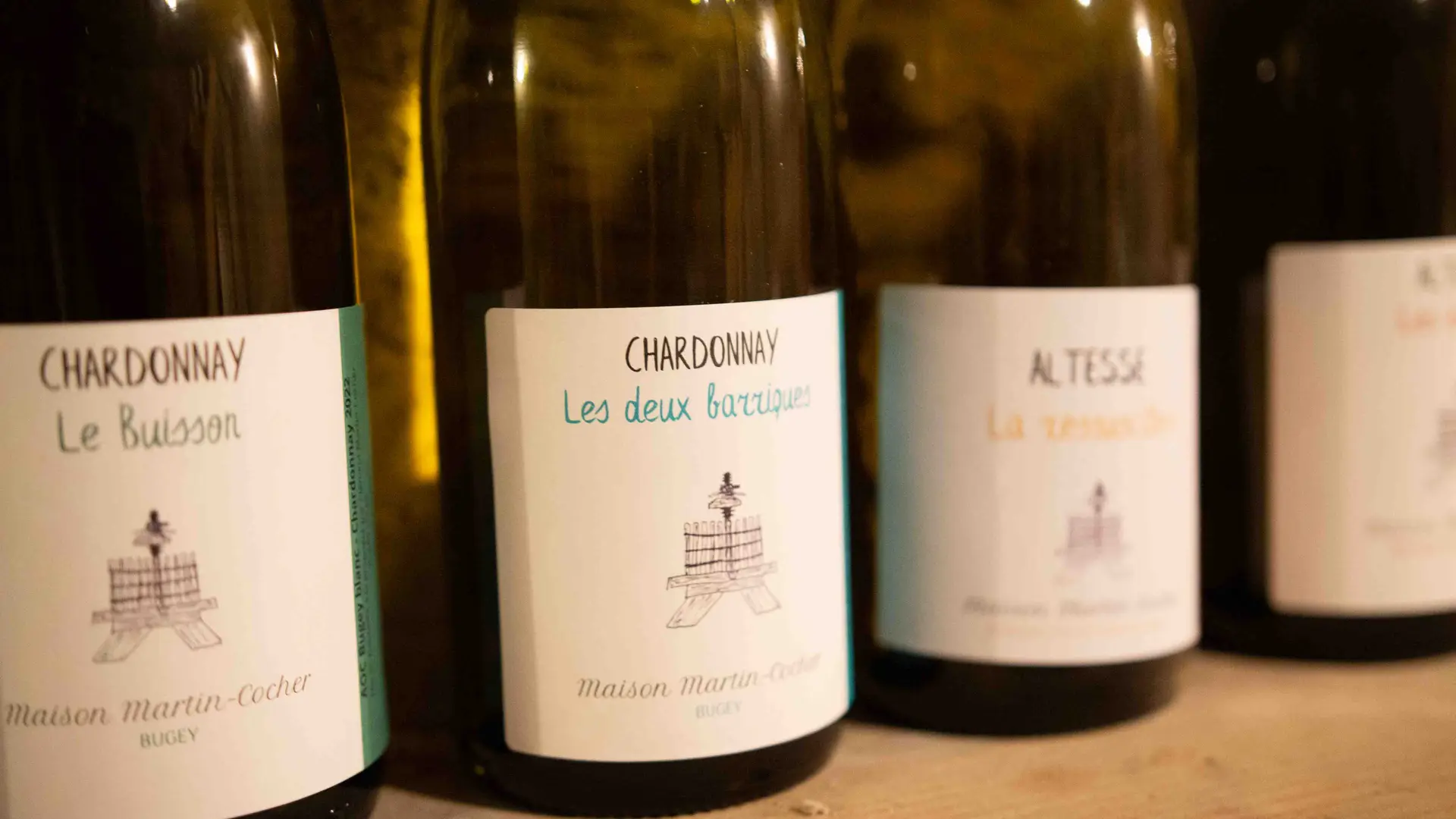 Bouteilles de la production.
