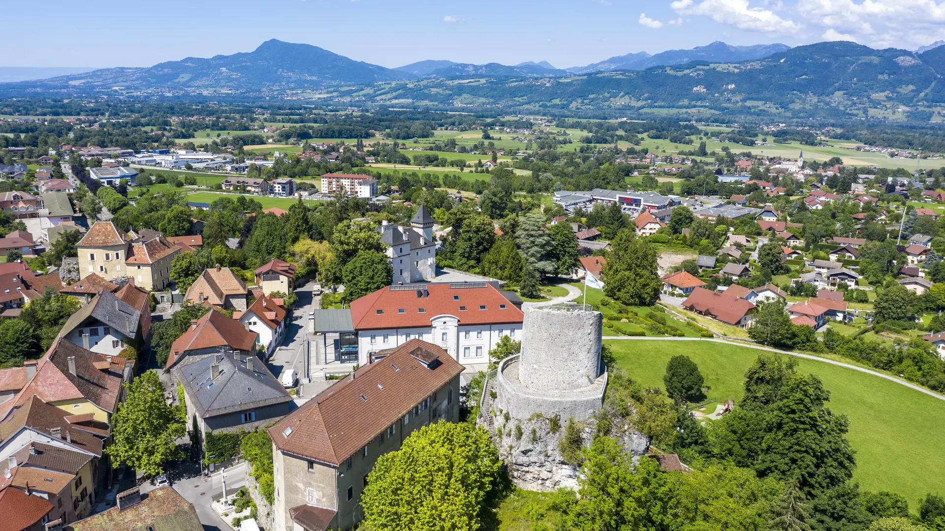 Vue Tour des comtes de Genève