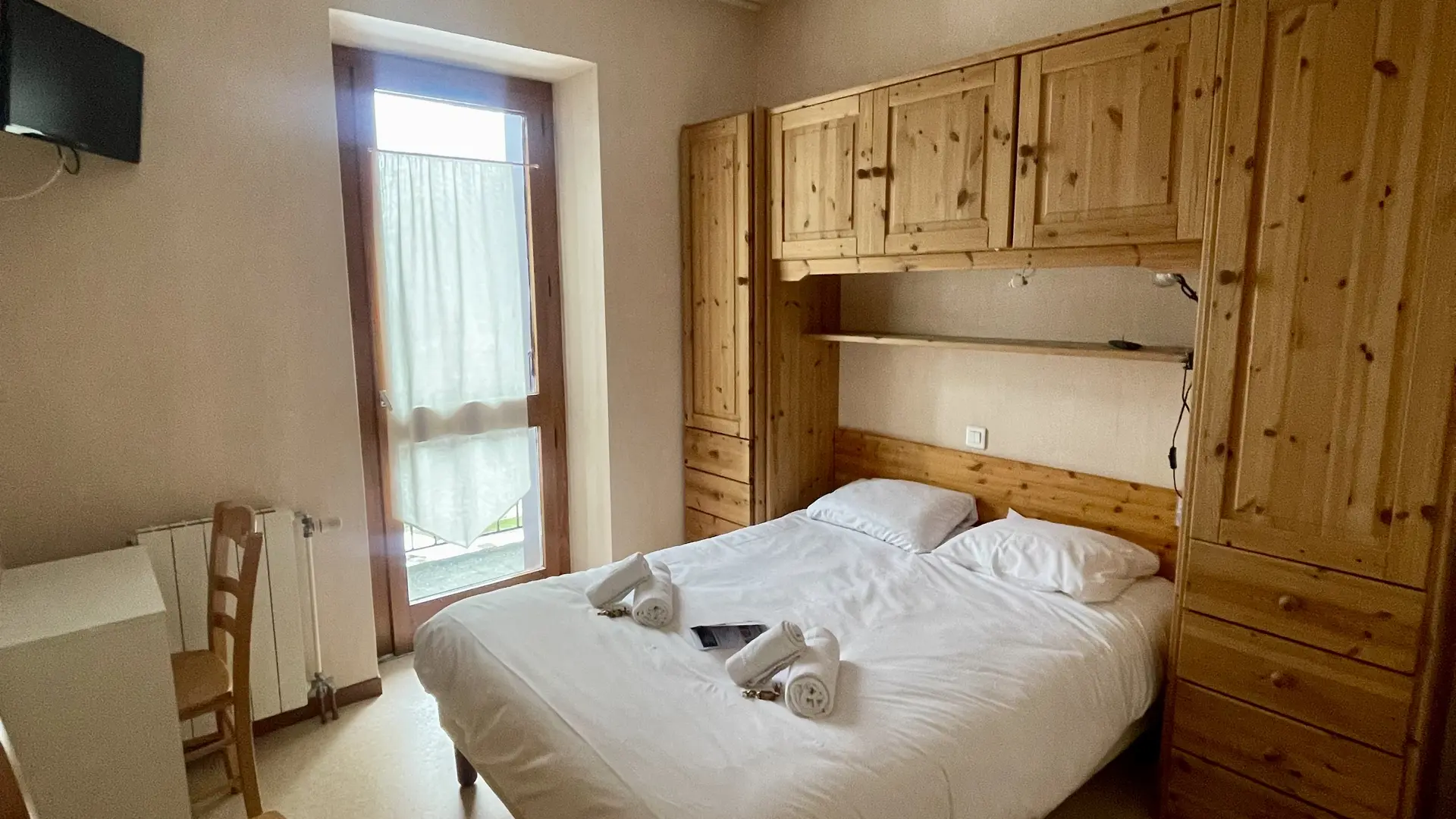 Chambre hôtel le Mont Blanc