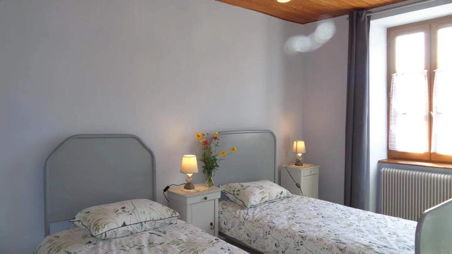 Chambre 2 lits de 90