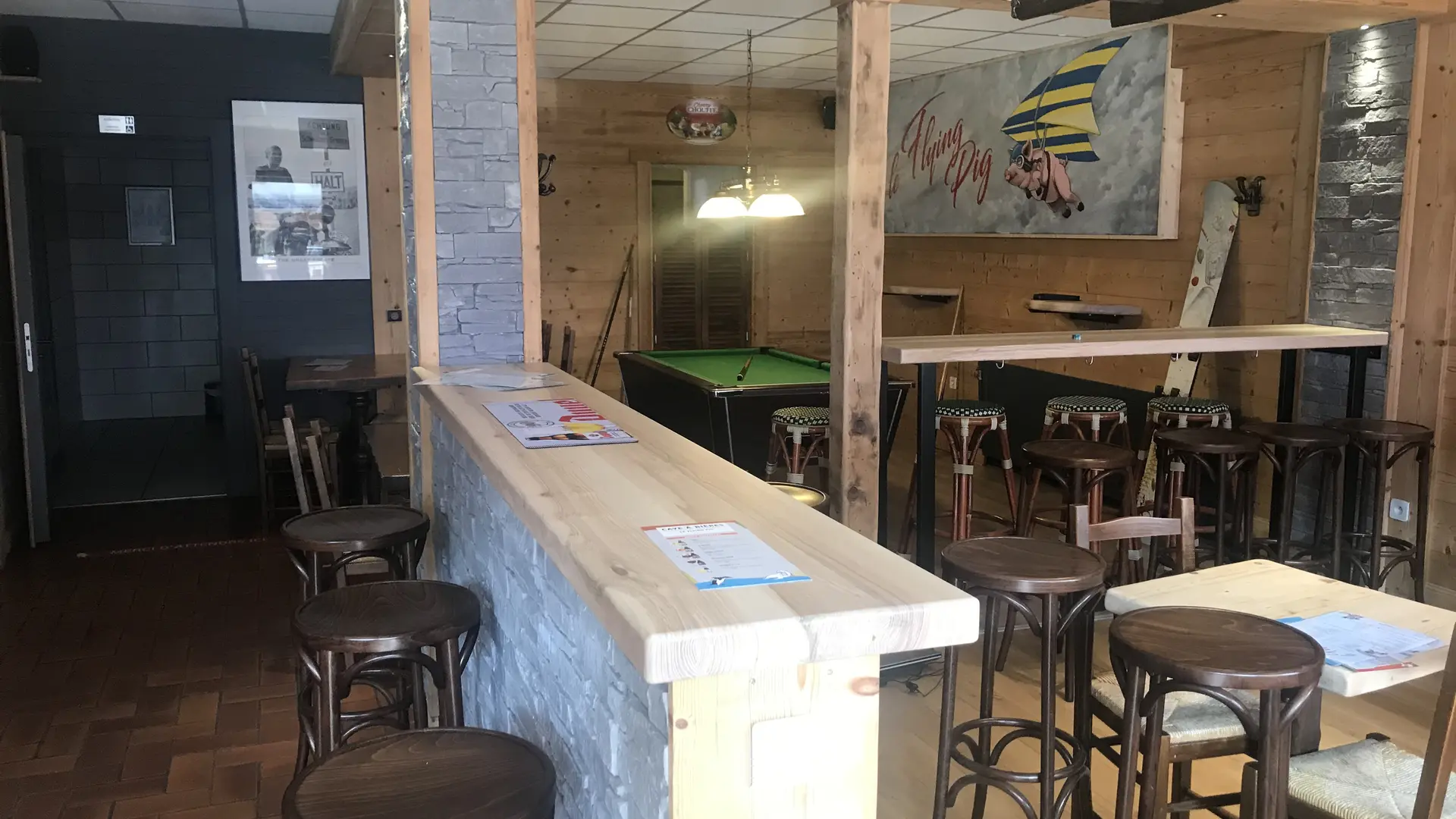 Pub bar Le Flying Pig au Grand-Bornand