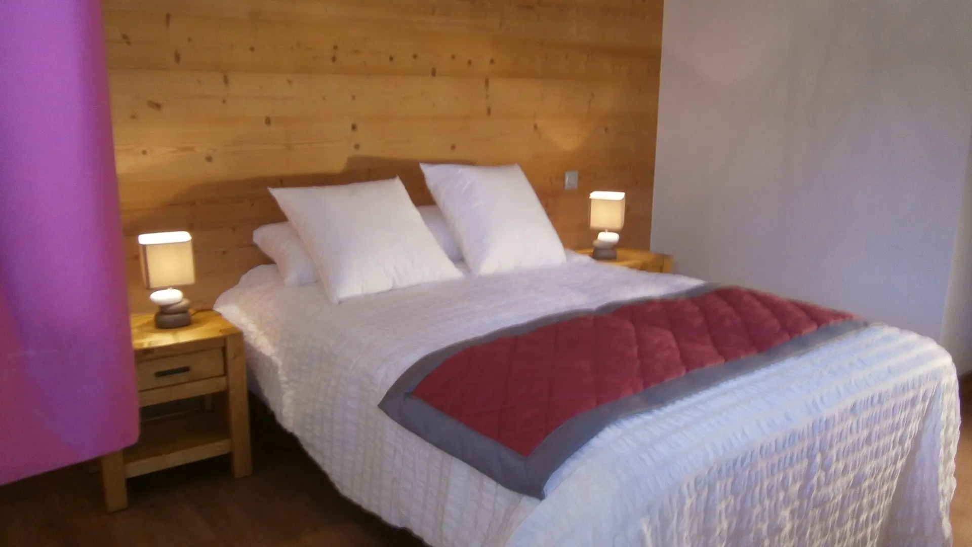 Chambre lit double/ Bedroom - Boiseraie n°4 - Le Grand-Bornand