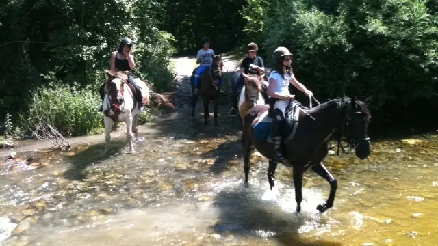 Balade à cheval avec les Paddocks du Mont Blanc