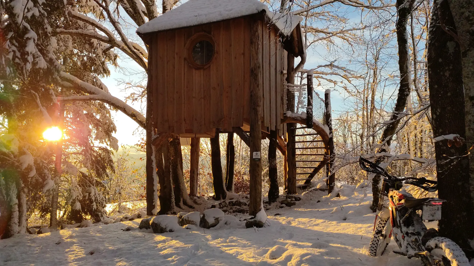 Cabane La Lazine hiver