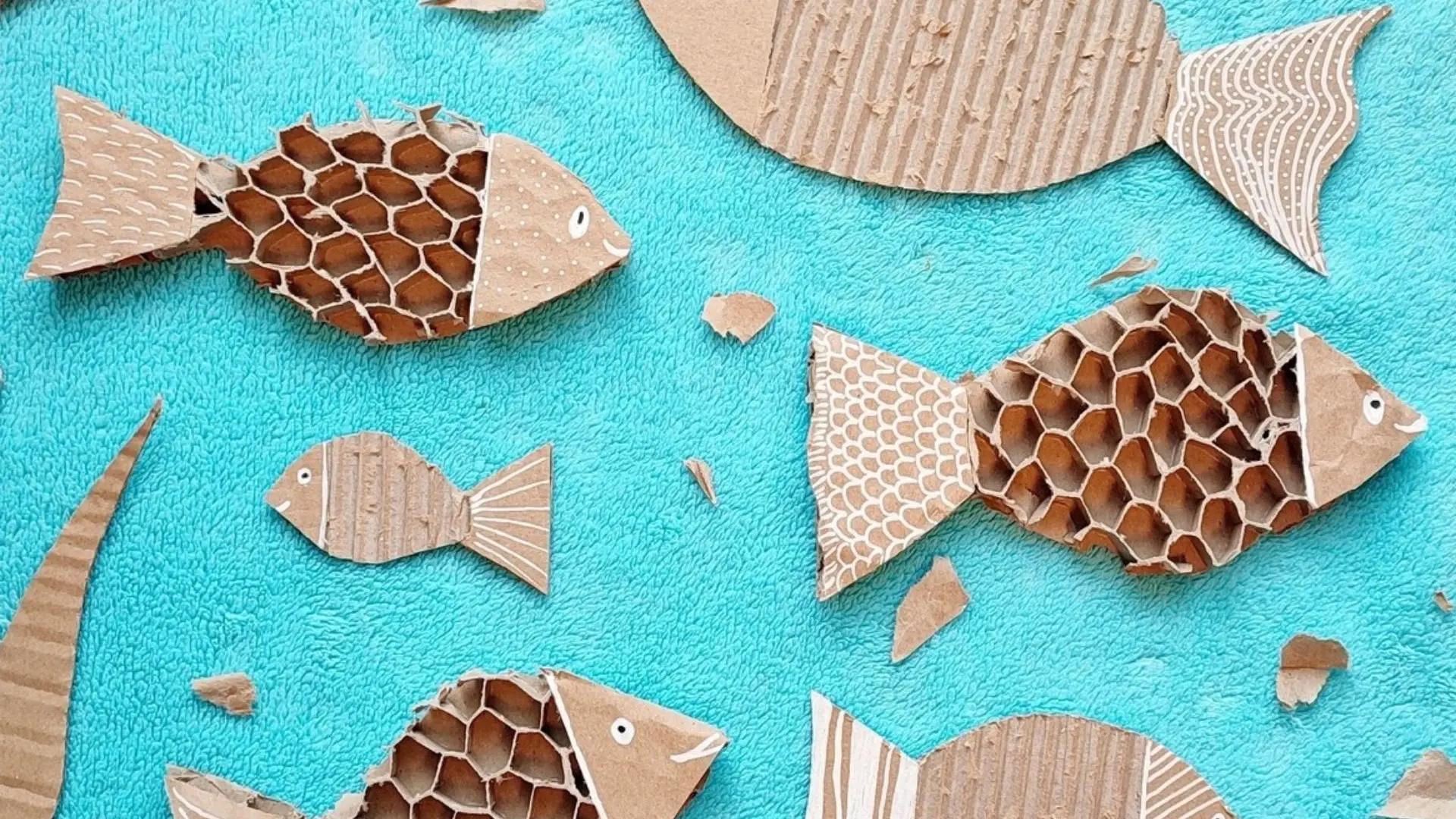 Atelier recyclage : poissons d’avril aux reflets du recyclé_Sainte-Maxime