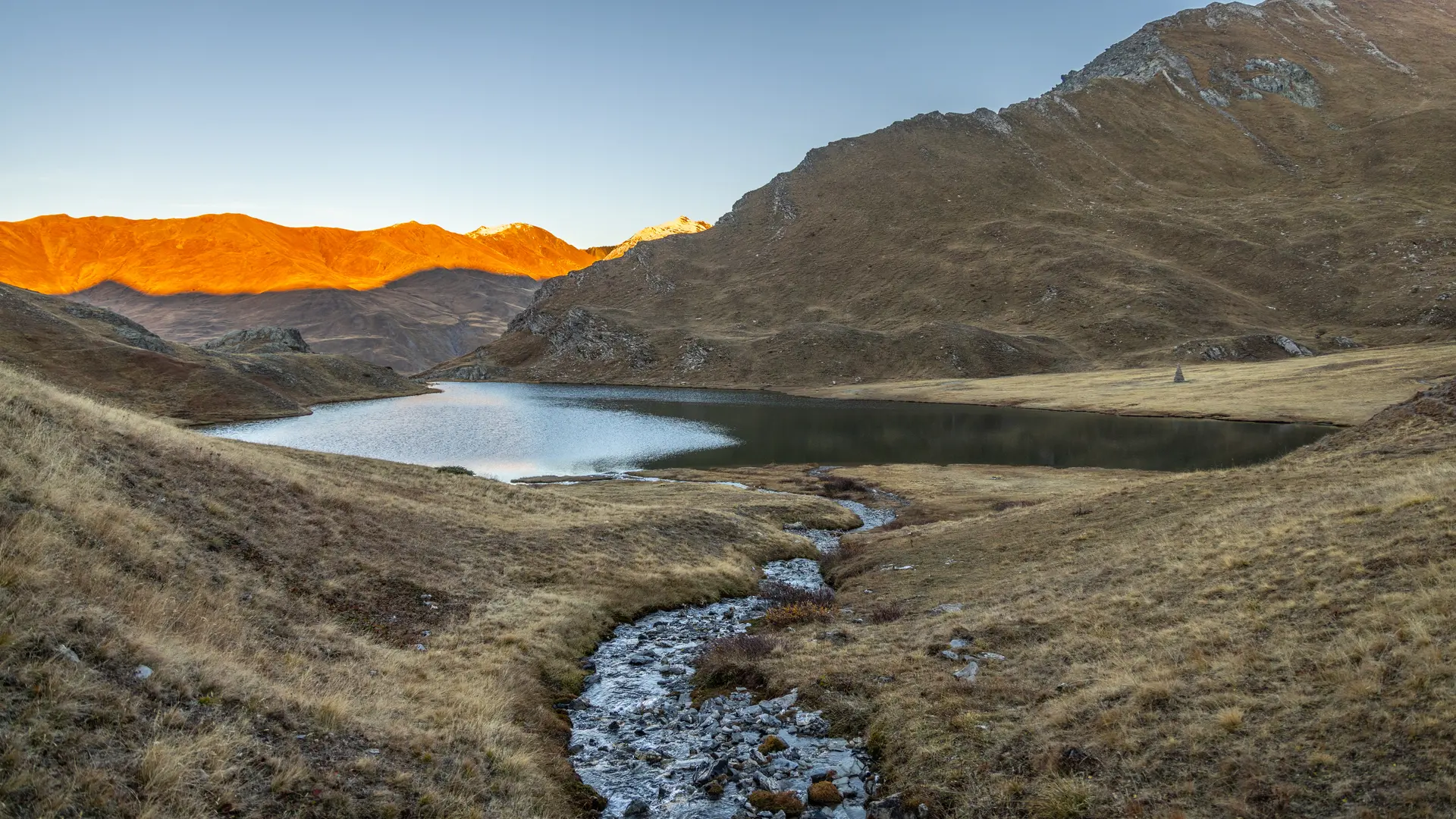 Le lac des Cordes depuis les Chalps_Cervières
