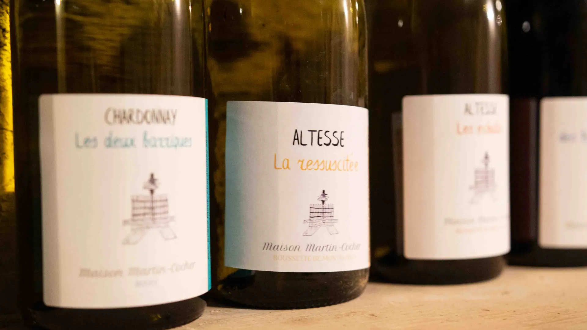Bouteilles de la production.