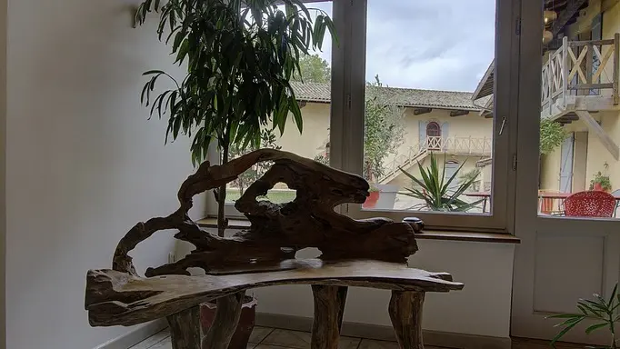 L'entrée du gîte