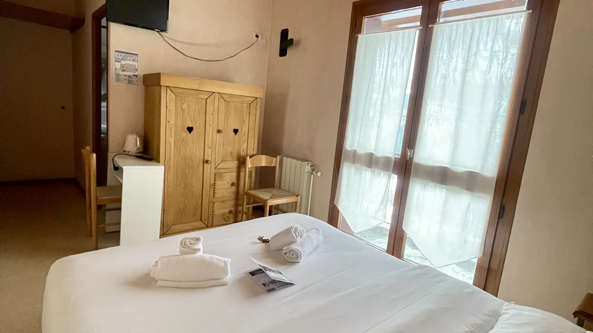 Chambre hôtel le Mont Blanc