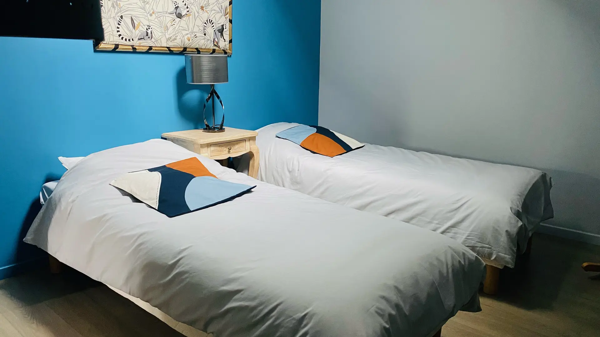 Chambre lits simples 1