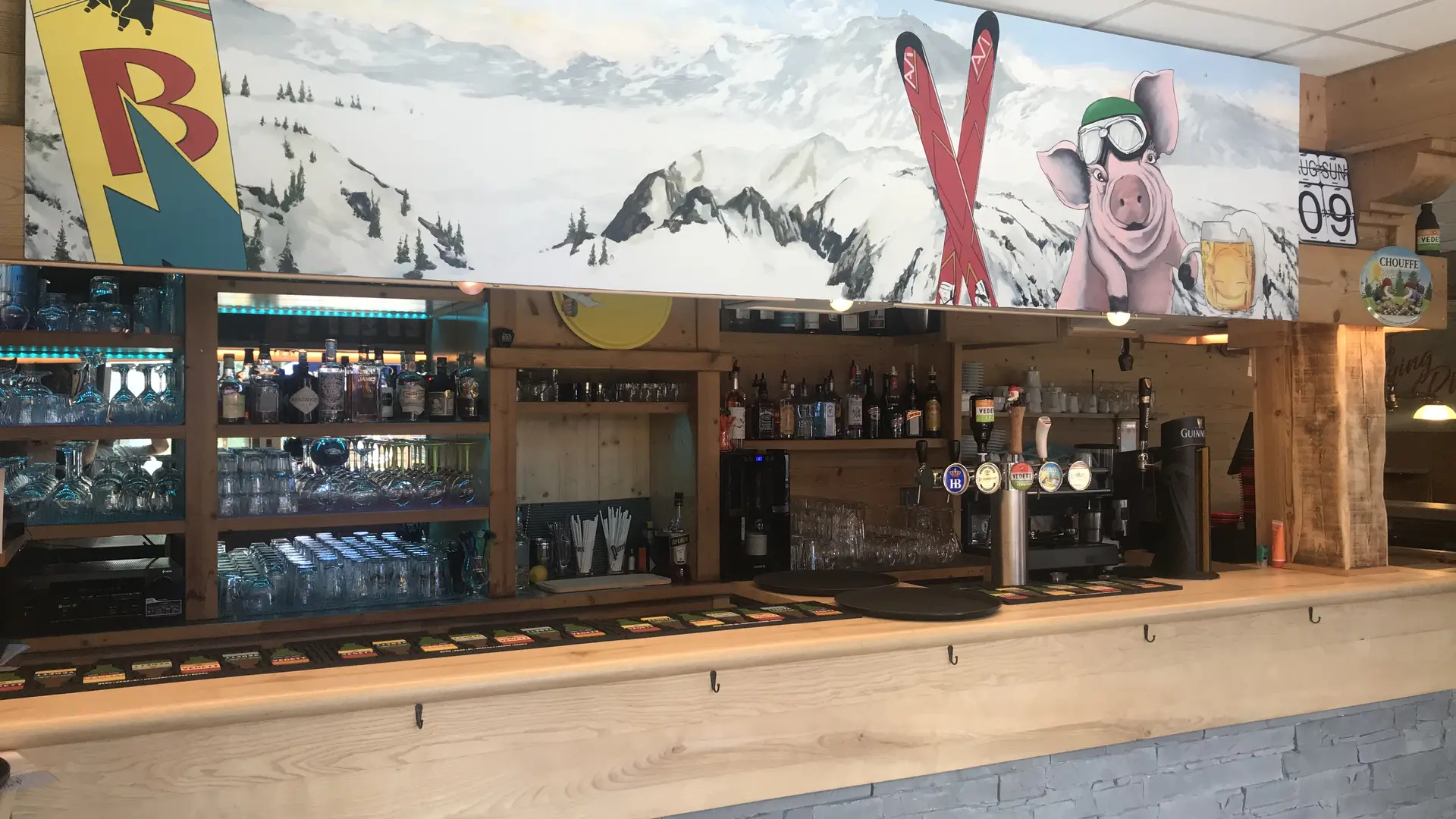 Pub bar Le Flying Pig au Grand-Bornand
