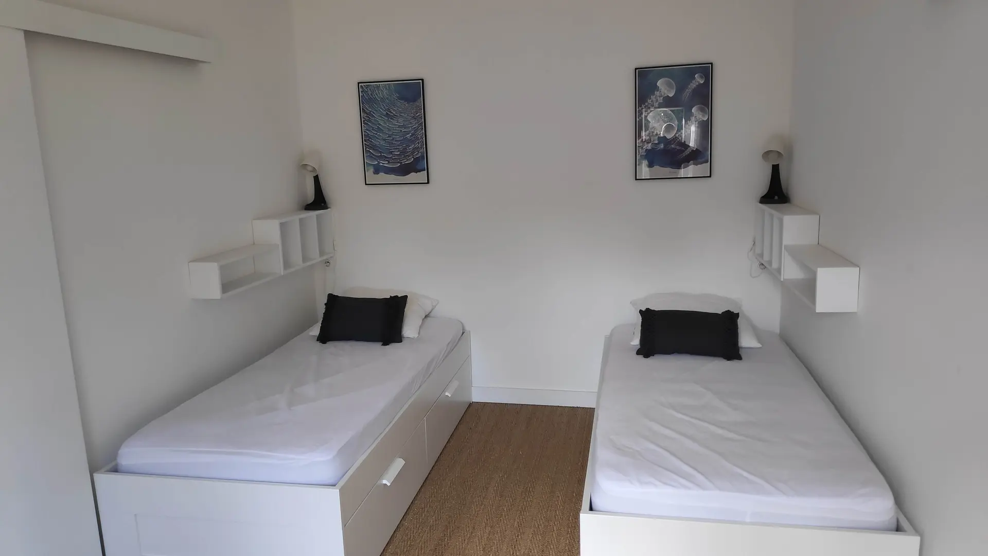 Schlafzimmer 3 mit 2 Einzelbetten
