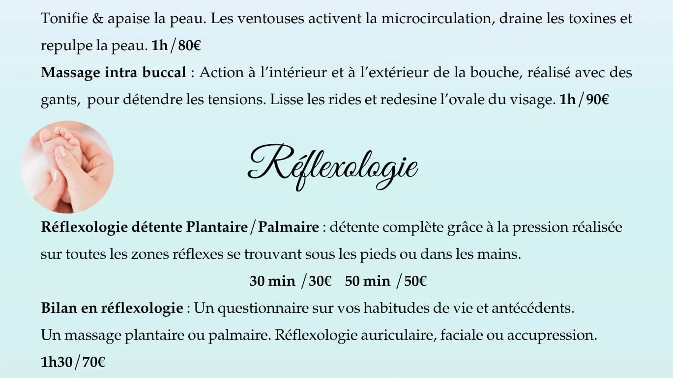 Nadia Hamdani - Nehyhsan Réflexologie et massages bien-être