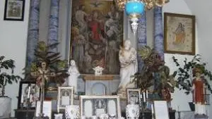 le retable et l'autel éxécuté par Pedrini