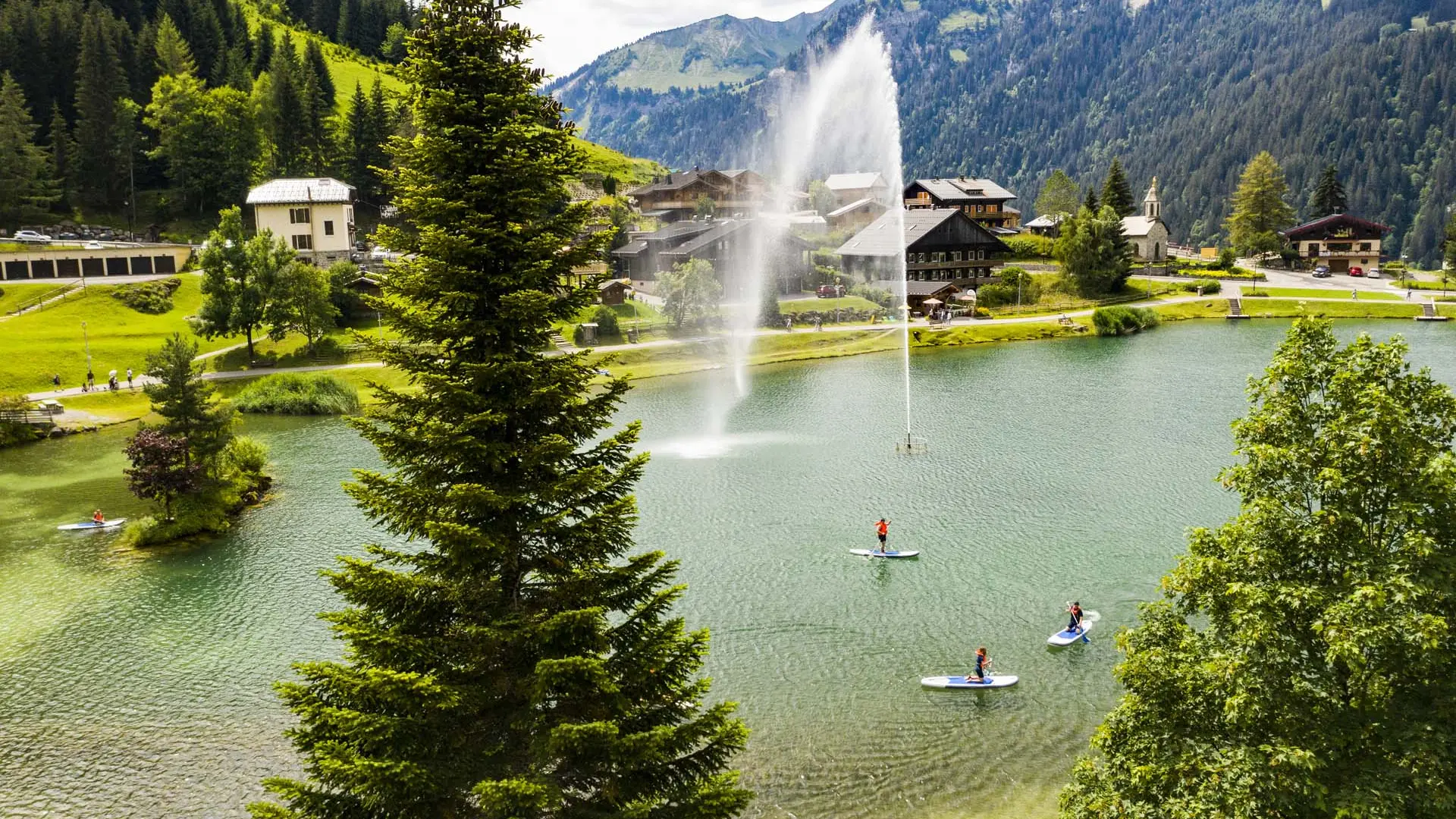 Paddle sur le lac de Vonnes
