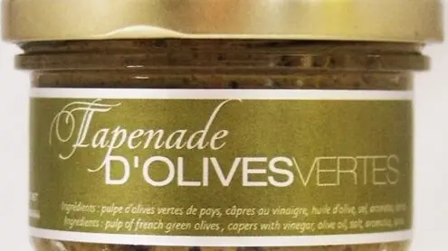 Tapenade d'olives vertes