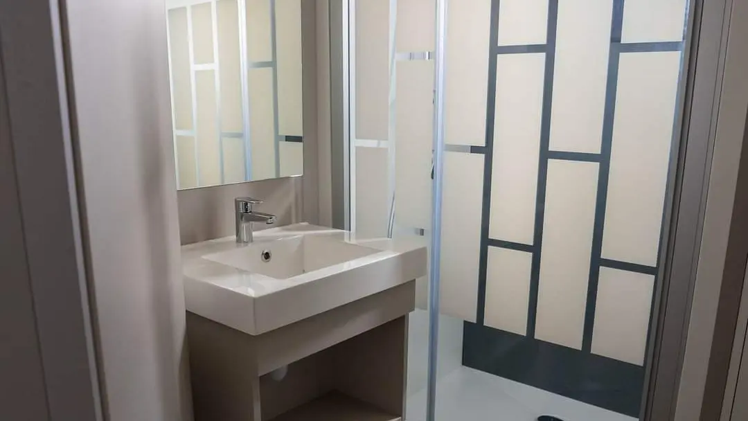Salle de bains/douche du chalet