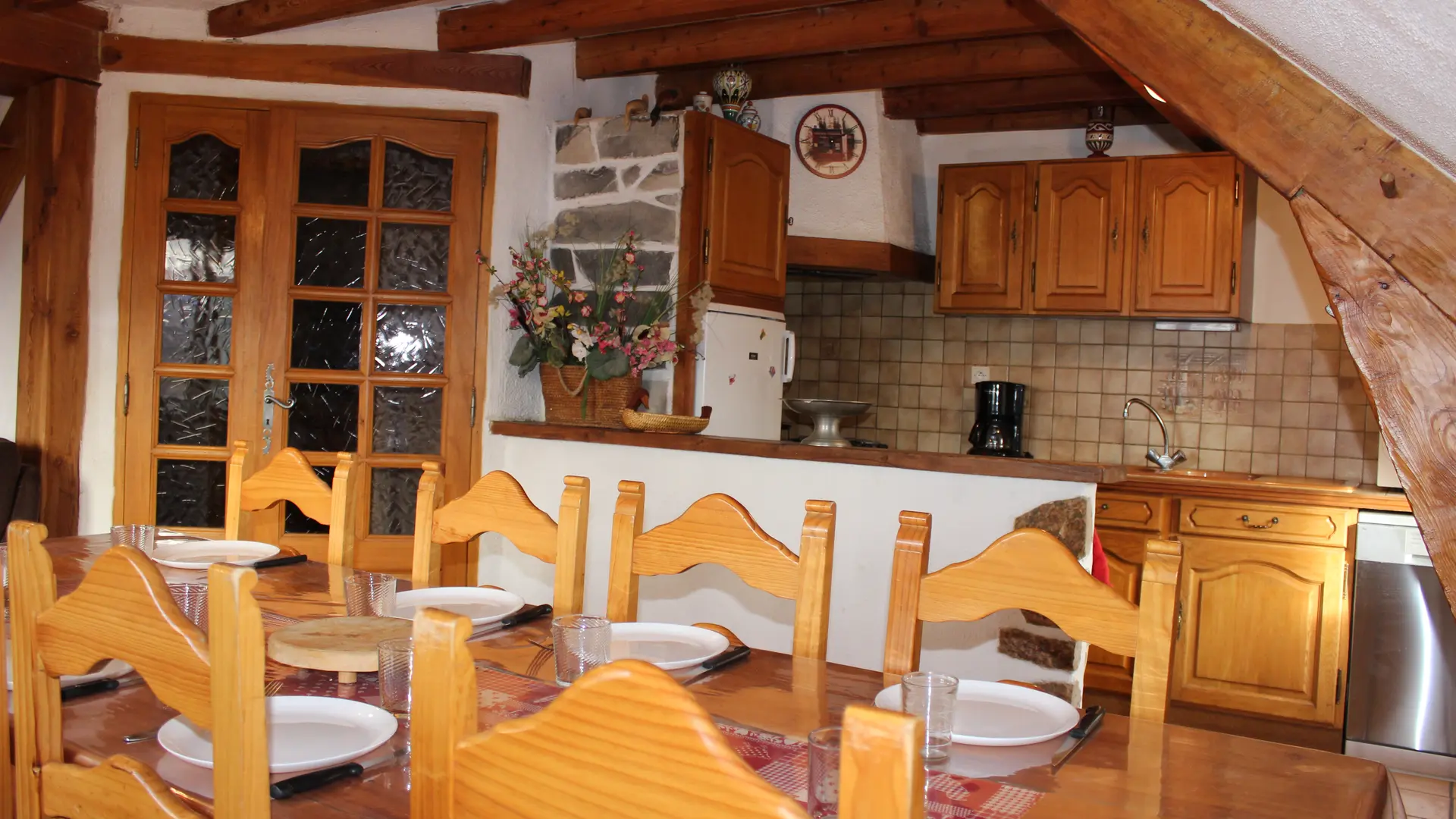 piece de vie et coin cuisine