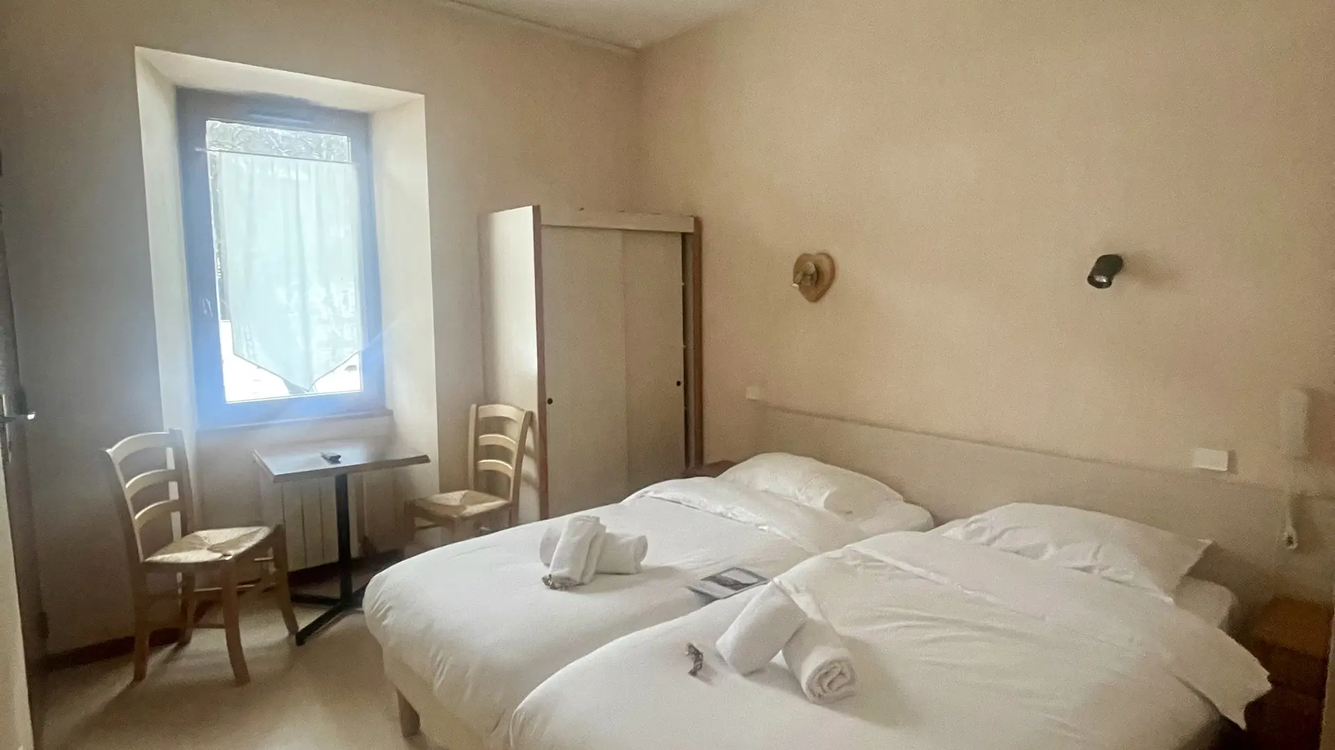 Chambre hôtel le Mont Blanc