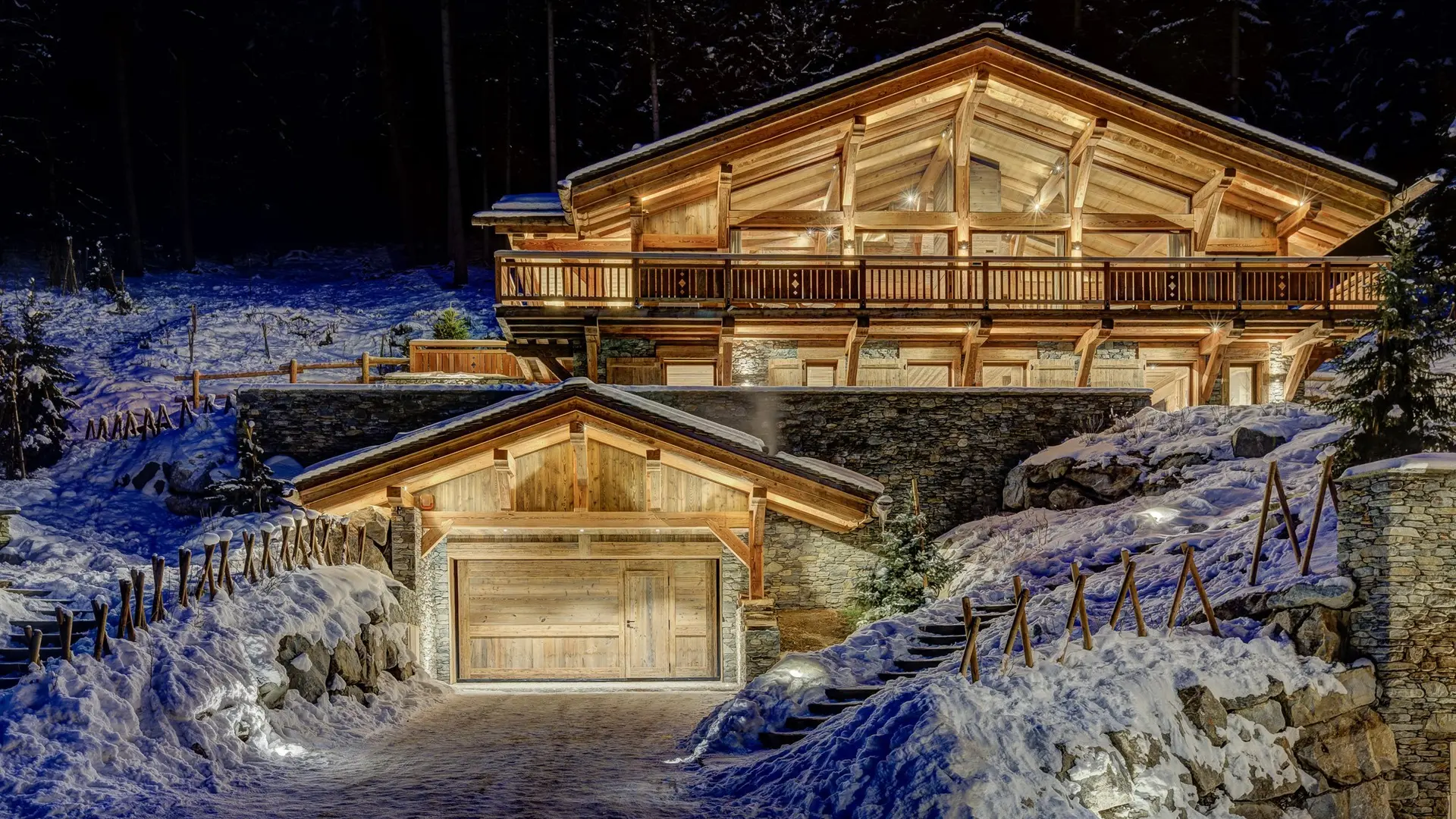 Très grand chalet de luxe a proximité du centre de Chamonix.