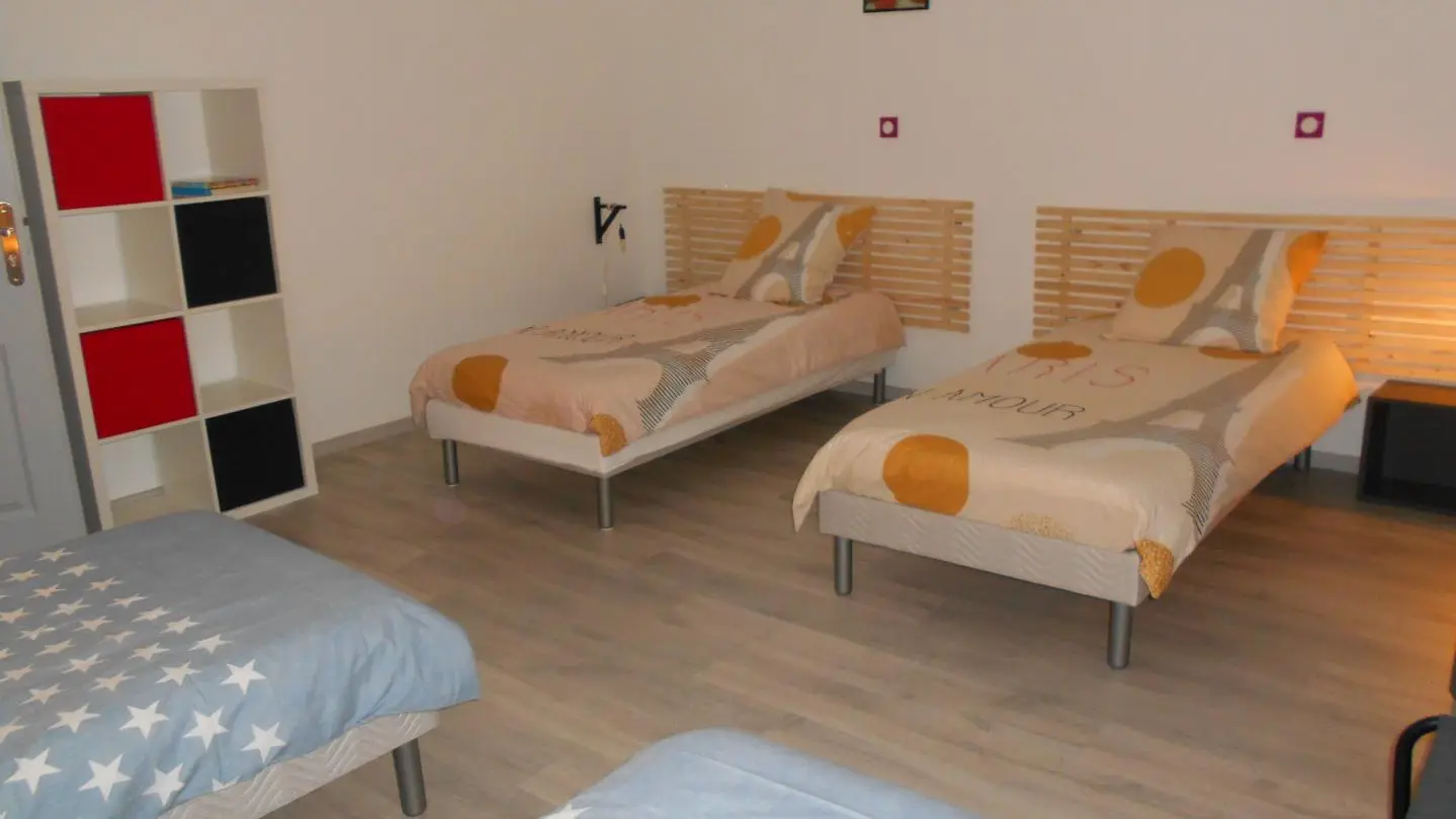 Chambre 4 lits simple ou 2 lits double