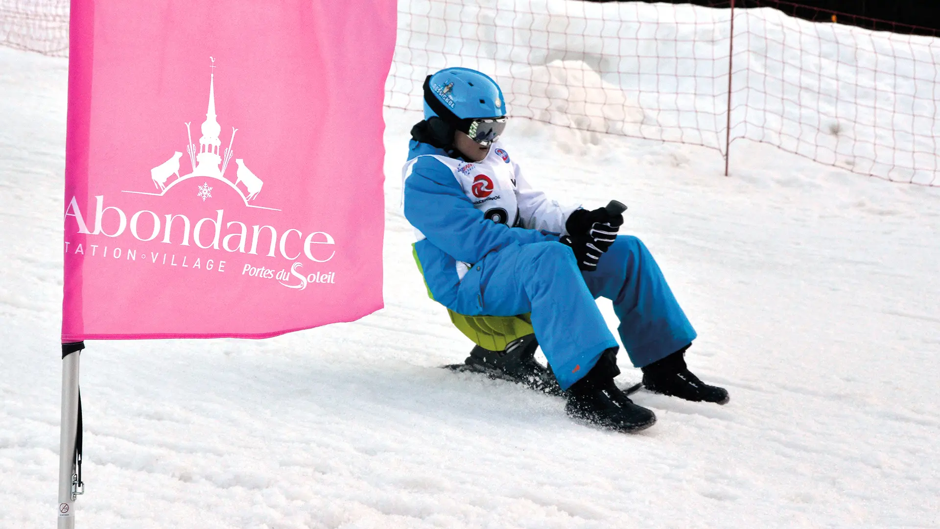 Animation Yooner sur le domaine skiable de l'Essert