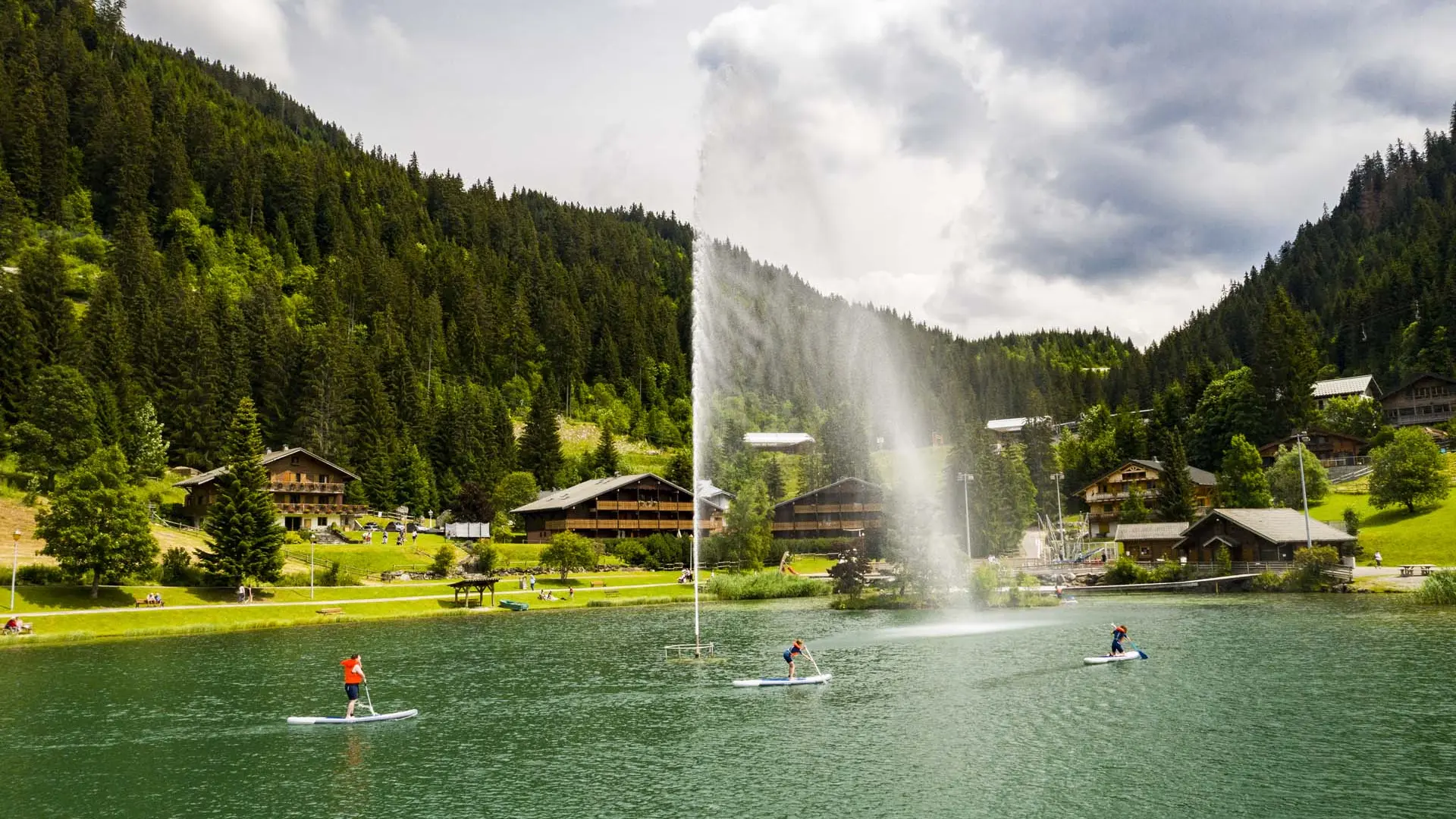 Paddle sur le lac de Vonnes