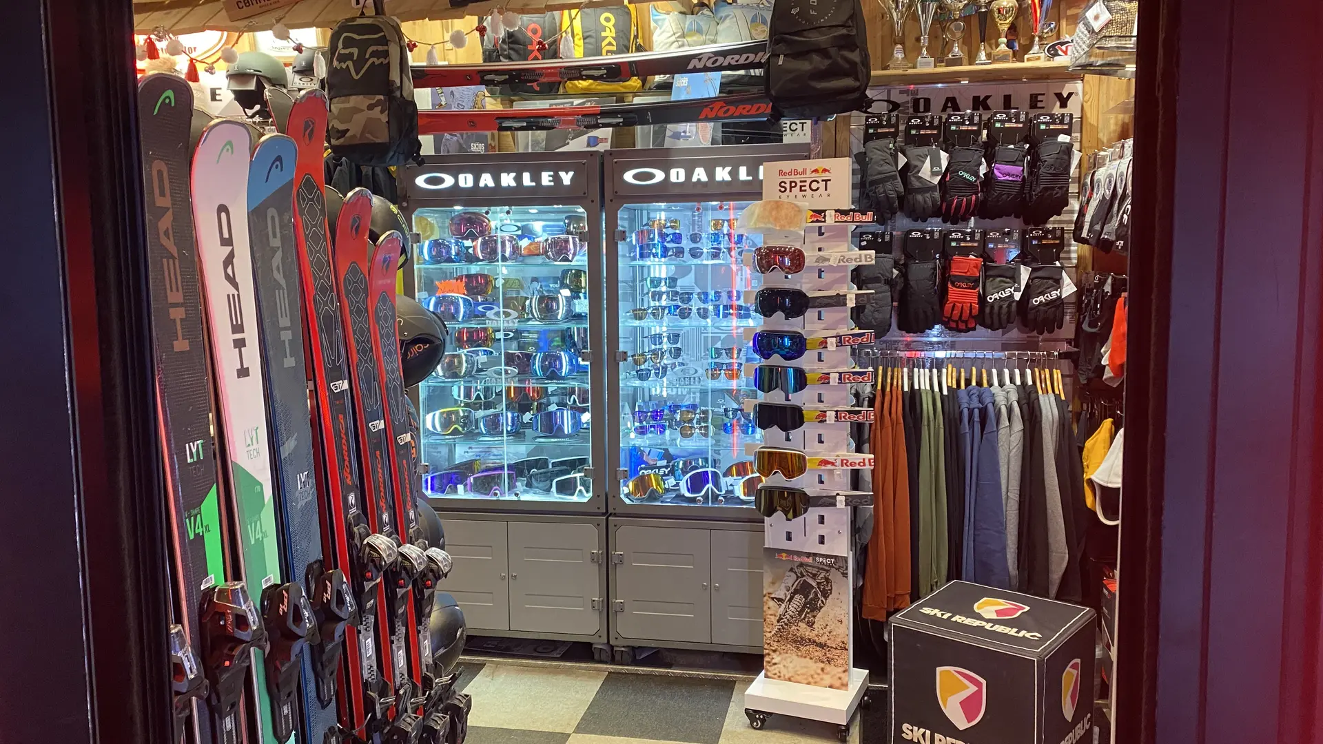 Boutique d'équipement de ski