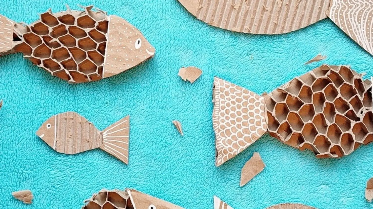 Atelier recyclage : poissons d’avril aux reflets du recyclé_Sainte-Maxime