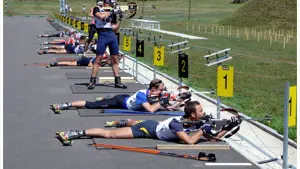 Ski roues stade de biathlon Plans d'Hotonnes