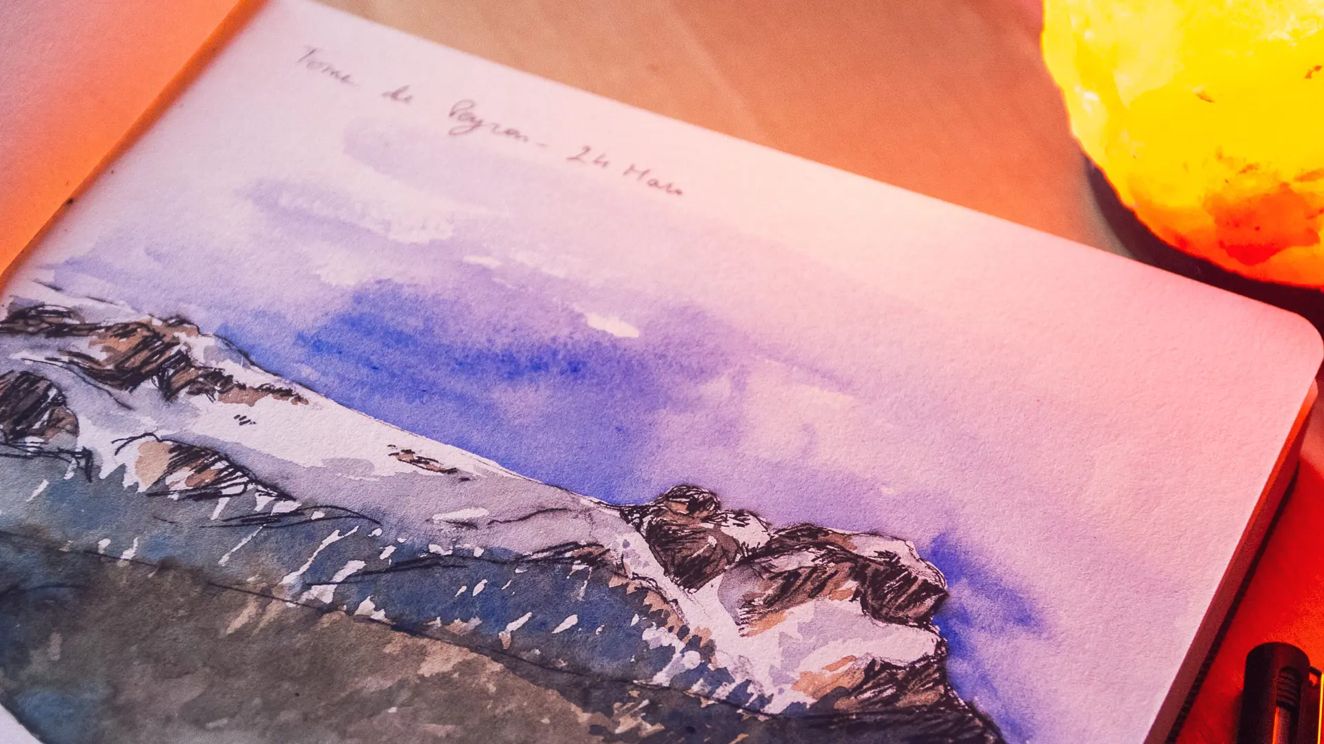 Aquarelle de la La Tome ou du Peyron