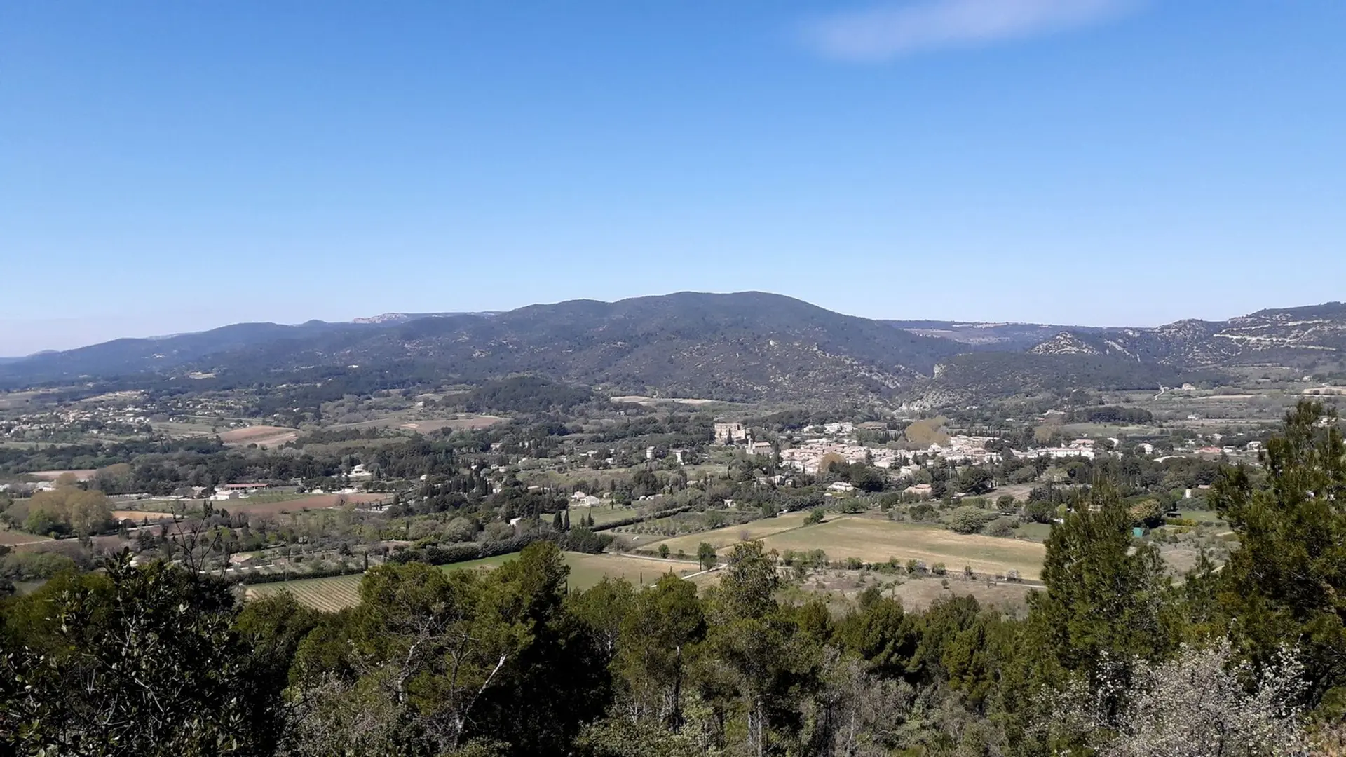 Lourmarin depuis La Gardette