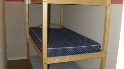 Lits superposés dans Cabine