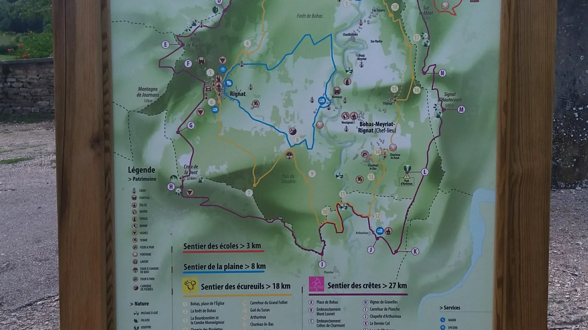 Randonnée au départ de Rignat