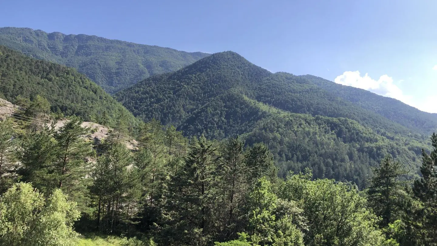 Gîte du Grand Braquet-Vue depuis le gîte-Puget-Théniers-Gîtes de France des Alpes-Maritimes