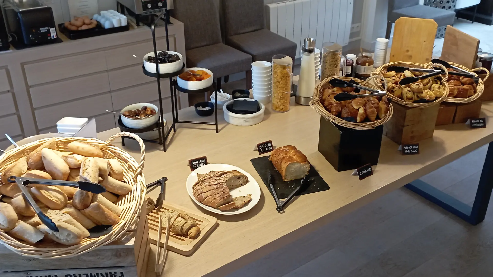 Buffet petit déjeuner